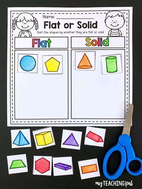 2d And 3d Shapes Worksheets Mega Pack By My Teaching Pal Tpt