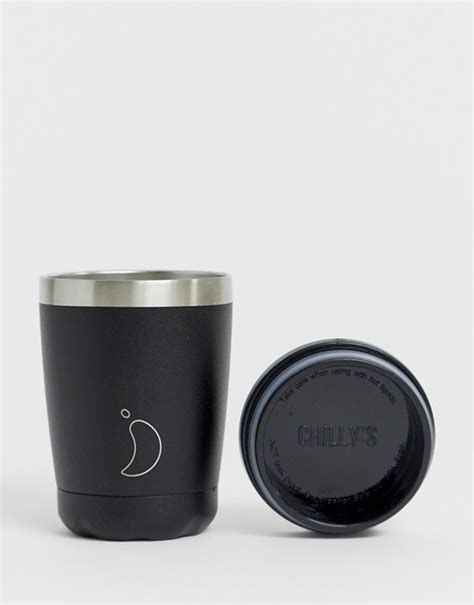 Chillys Black 340ml Coffee Cup Asos