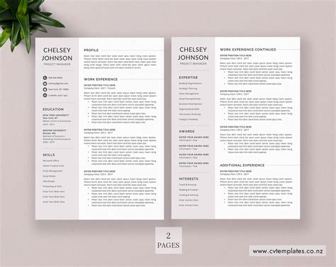 No matter your situation, a curriculum vitae template needs to be. CV Template, Professional Curriculum Vitae, Modern CV ...