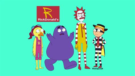 Only awesome rick and morty wallpapers 1080p for desktop and mobile devices. 3378x1900 px Adult Swim McDonalds Morty Smith Rick And ...
