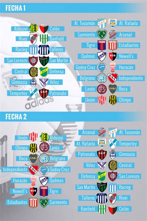 Futbol fixture torneo inicial 2014 ver futbol online conmebol futbol para todos. Fixture 2016/2017 by AFA - Asociación del Fútbol Argentino ...