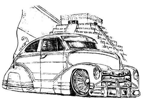 Lowrider trucks to color colouring pages (page 2). Picture Of Lowrider Cars Coloring Pages - Download & Print ...