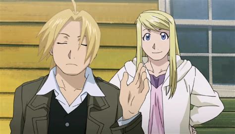 Edward Elric And Winry Rockbell Image Edward And Winry Final Scene