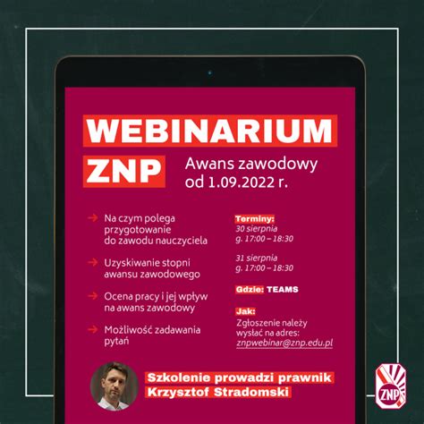 Webinarium ZNP Awans Zawodowy Od 1 09 2022 R ZNP ZNP