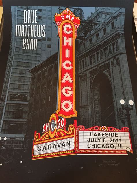 Chicago Dave Matthews Band Posters Band Posters Dave Matthews