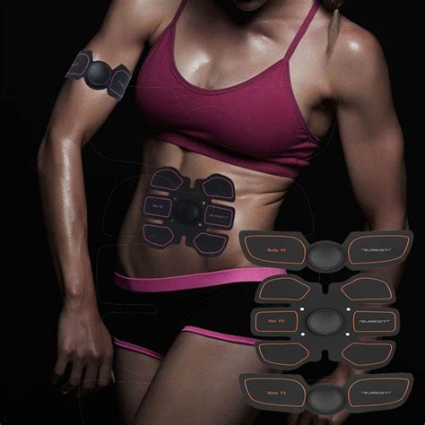 2019 Ems Muscle Stimulator Smart Slimming Massage Belt Abs Abdominal Muscle Toner Core Abs
