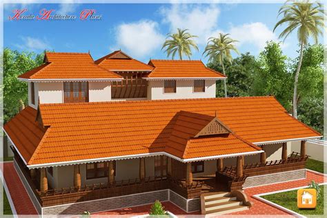 Beautiful Traditional Nalukettu Model Kerala House Plan Architecture
