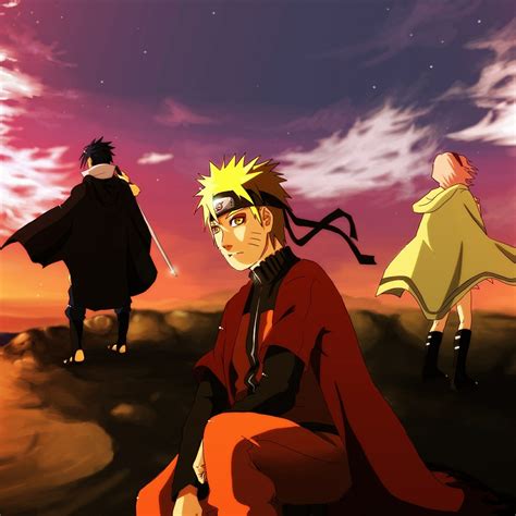 2048x2048 Naruto Team Of Seven Uchiha Sasuke Ipad Air Wallpaper Hd