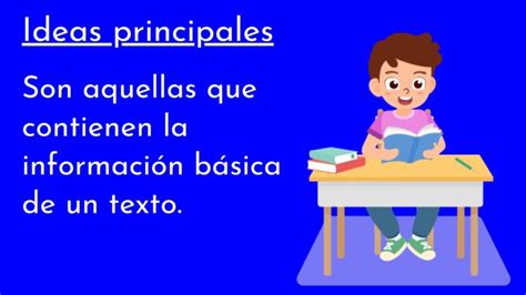 Ideas Principales Qu Son Y Ejemplos