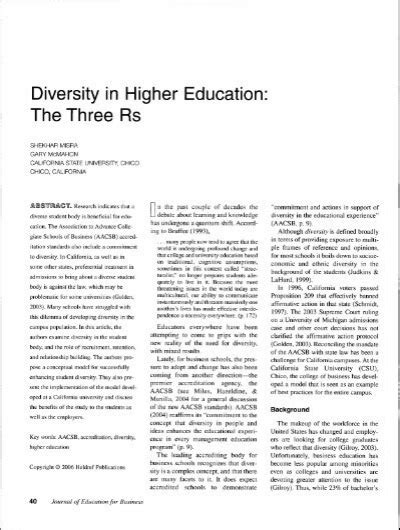 Diversity In Higher Ed Stetson University