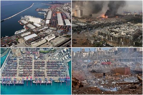 These Before And After Images Of Beirut Show The Extensive Damage