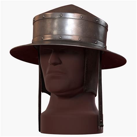 3ds Max Pointed Kettle Hat Helmets