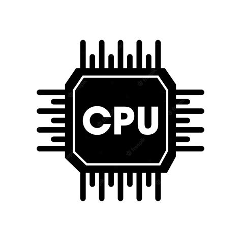 Premium Vector Processor Or Cpu Vector Design Template