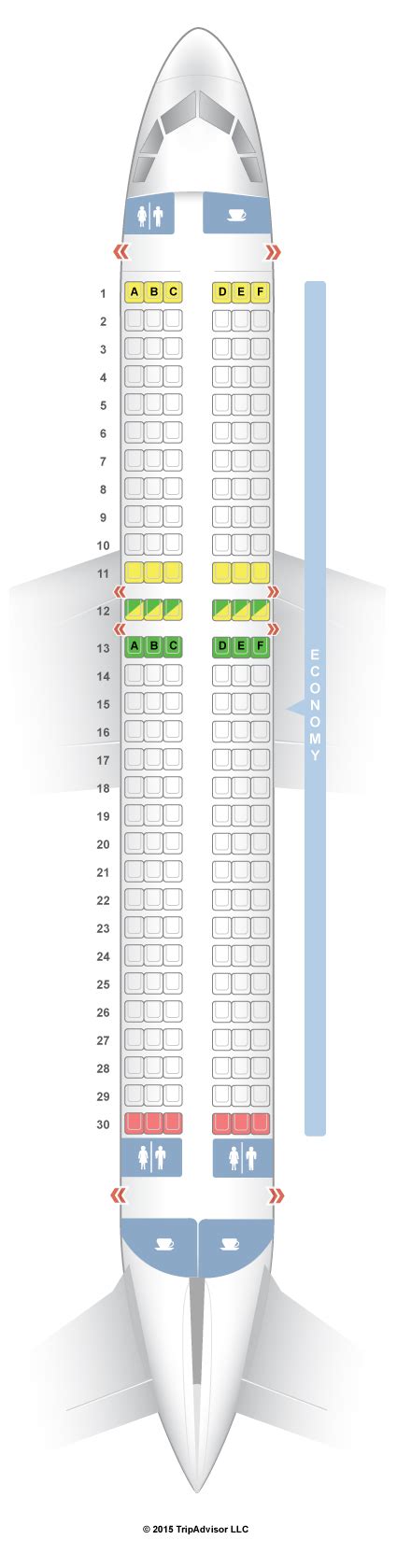 Seatguru Seat Map Indigo Airlines Airbus A320 320