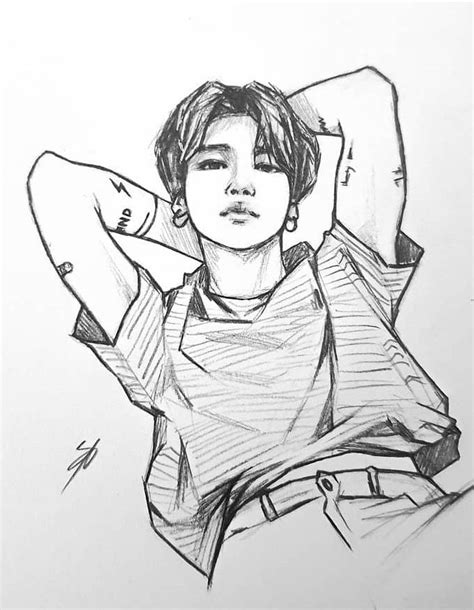 I hope this content give you inspiration. 20 Easy BTS Drawing Ideas 2020 - Cute KPOP Tutorials for ...