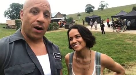 Vin Diesel Michelle Rodriguez Start Shooting Fast And Furious 9
