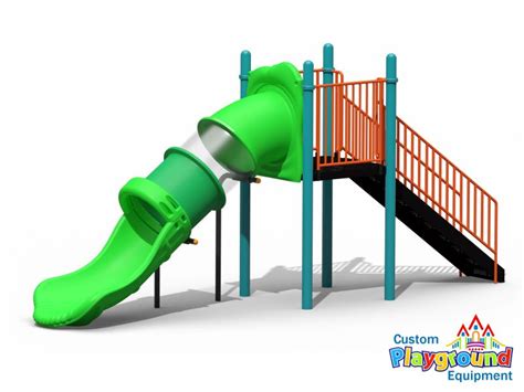 Freestanding Playground Tube Slide 5 Ft