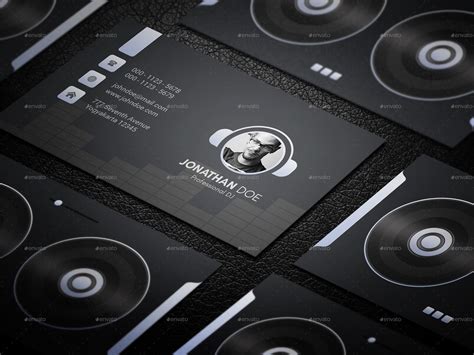 Premium cards printed on a variety of high quality paper types. DJ & Musician Business Card | Musician business card ...