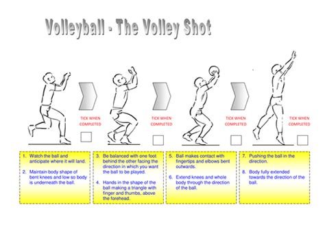 Pe Volleyball Resource Card Teaching Resources