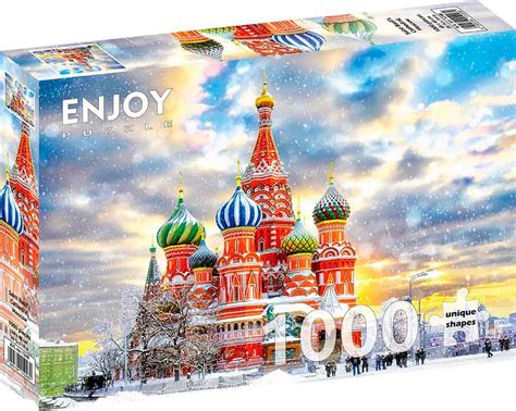 Comprar Puzzle Enjoy Catedral de San Basilio Moscú de 1000 Piezas