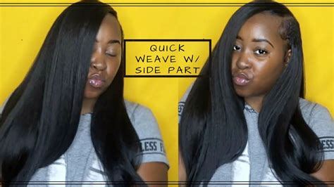 How To Side Part Quick Weave Very Detailed Beginner Friendly Gorgeous