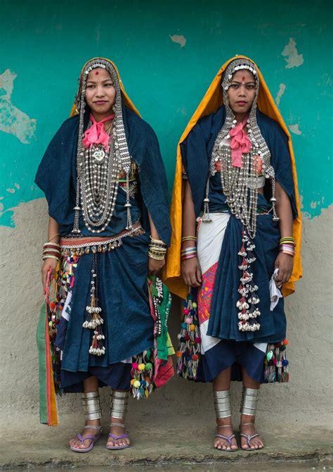 Rana Tharu Women Nepal Photo Jan Møller Hansen Traditional Outfits Women Fashion
