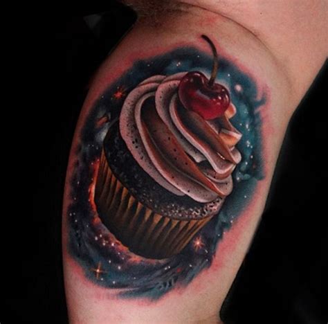 Inked Magazine — This Is One Out Of This World Cupcake Tattoo
