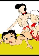 Cromisch Shiver Me Timber Betty Boop Popeye Gallery Western Comic
