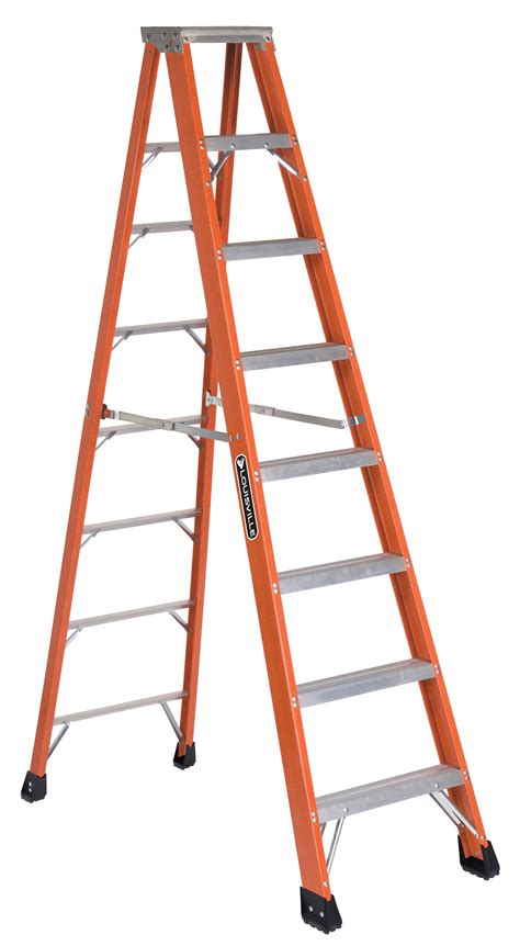 Louisville Ladder 8' Fiberglass Step Ladder, 12' Reach, 375 lbs Load Capacity, FS1308HD 