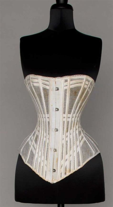 Cotton Net Summer Corset 1890s Corset Fashion Fashion Vintage Corset