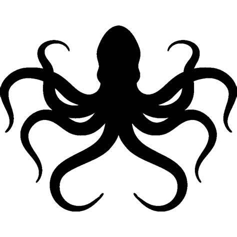 Octopus Clip Art Vector Graphics Silhouette Image Silhouette Png My