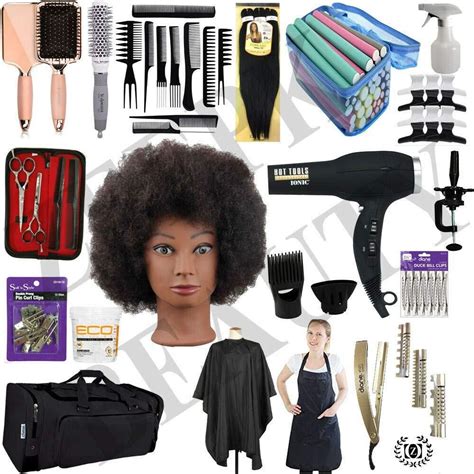 Natural Hair Care And Braiding Cosmetology Student Kit Braiding Hair Set