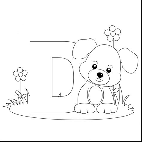 Simple alphabet coloring page : Letter D Coloring Pages Preschool at GetColorings.com ...