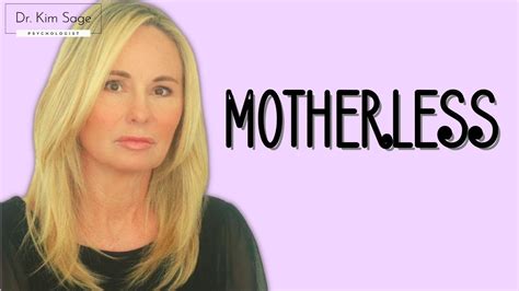 Symptoms Of Being Motherless When You Actually Have A Mother Parent