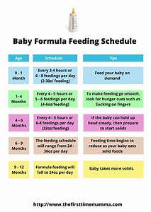 Baby Formula Feeding Schedule In 2024 Baby Feeding Schedule Baby