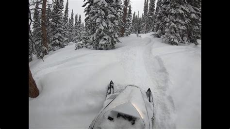 Back Country Snowmobiling In Snowy Range Youtube