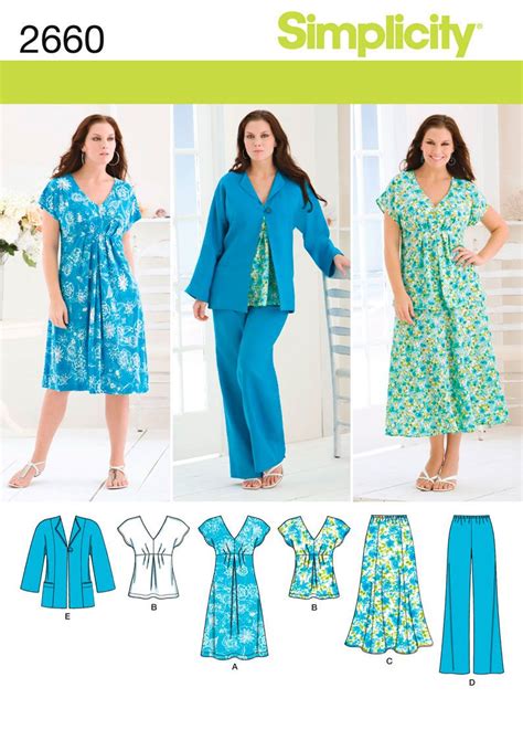 Like The Dress Plus Size Sewing Dress Patterns Simplicity Sewing