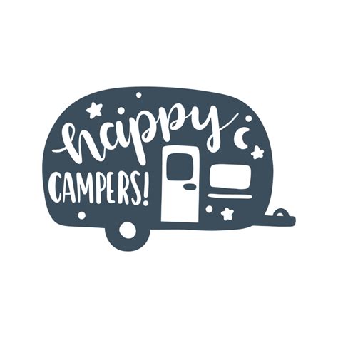 Happy campers 5834 free svg-svgfiles for cricut | Happy campers, Cricut, Cricut projects vinyl