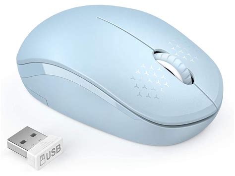Seenda Wireless Mouse 24g Noiseless Mouse With Usb Receiver Portable