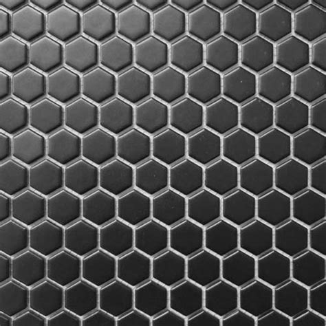 Cc Mosaics Black Matte 12×12 Hexagon 1×1 Owsi Old World Stone