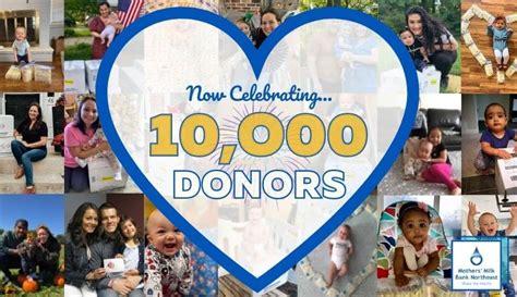 Celebrate 10000 Milk Donors Mothers Milk Bank Northeast