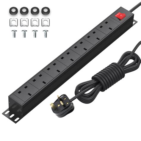 Buy Extension Lead Surge Protection 7 Way Power Strip With Switch