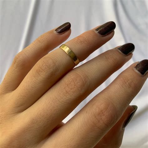 Catbird Jewelry Catbird Tomboy First Knuckle Midi Ring 4k Gold Size