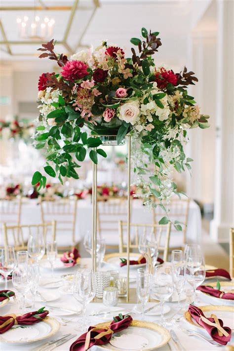 Beautiful Wedding Reception Decoration Ideas Flower Centerpieces
