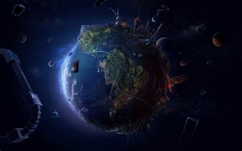 Planet Earth Abstract Wallpapers Top Free Planet Earth Abstract