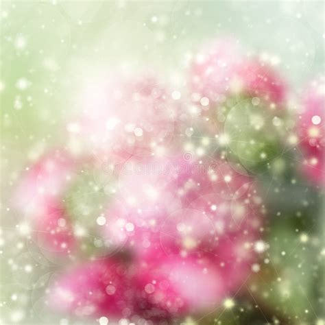 Green And Pink Bokeh Background Stock Illustration Illustration Of