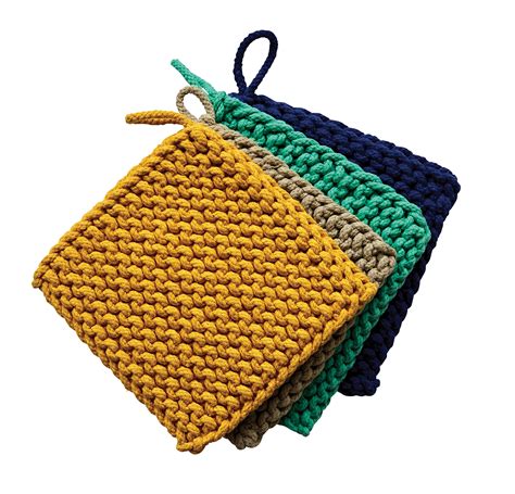 Crocheted Pot Holders Free Patterns