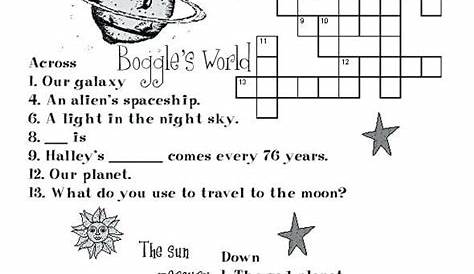 Space Worksheets For Kids The Best Image Collection Download And Share