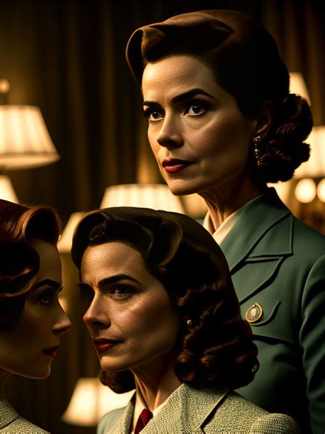 Tangible Gaur4 A Still From Tv Series Agent Carter Carter And