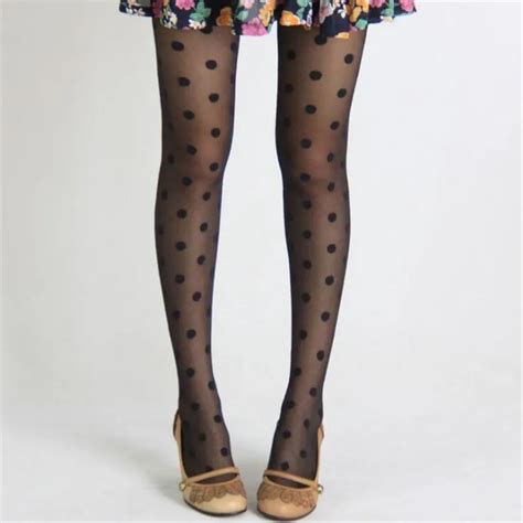 Sexy Polka Dots Stockings Black Or White Queerks™